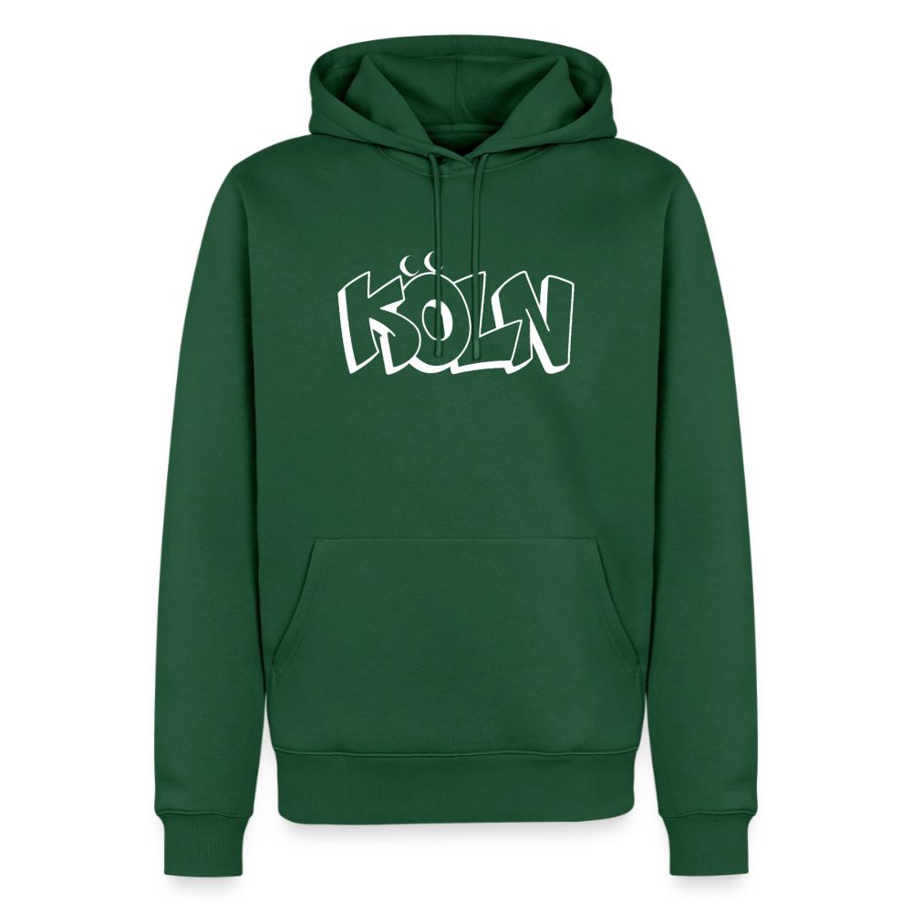 Hoodie Köln "Graffiti" Bright Edition - Flaschengrün