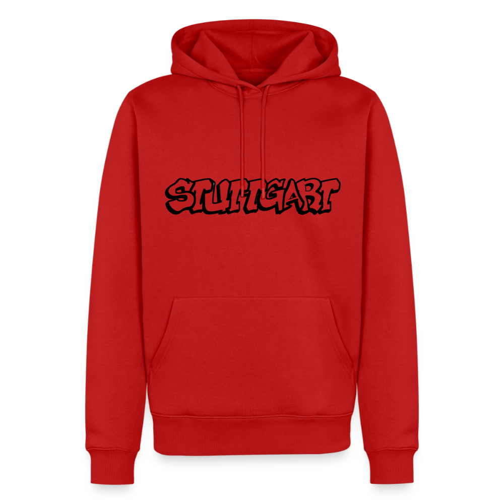 Hoodie Stuttgart "Graffiti" Dark Edition - Rot