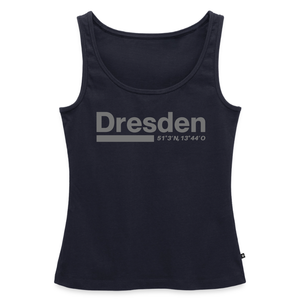Tanktop Ladies Dresden "Bold GPS" - Navy