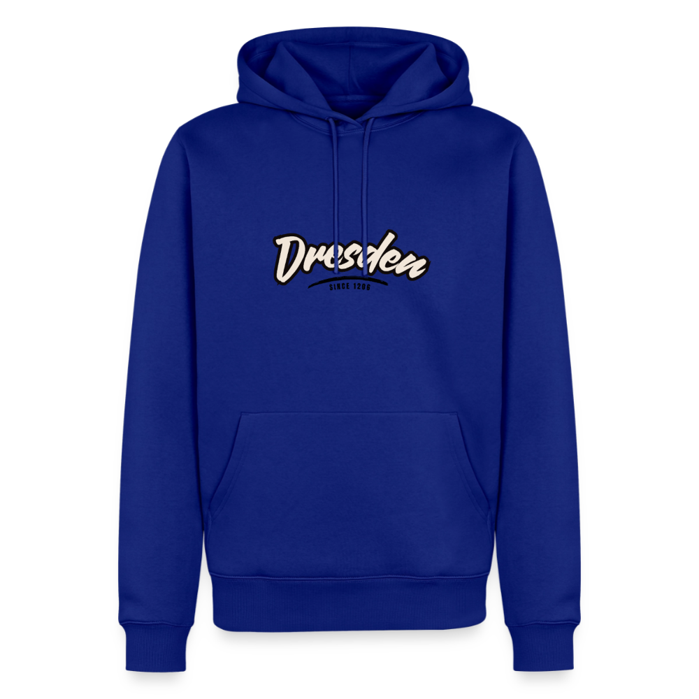 Hoodie Dresden "Graffiti Tag" - Royalblau