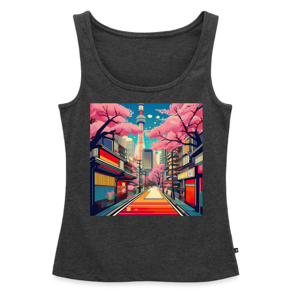 Tanktop Ladies Japan "Tokyo" - Anthrazit meliert