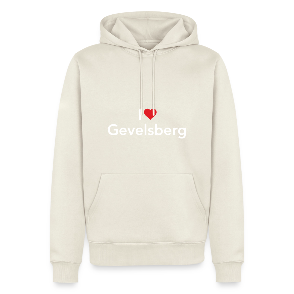 Hoodie "I Love Gevelsberg" Bright Edition - Naturweiß