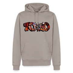 Hoodie Japan Graffiti "Tokyo" - Taupe