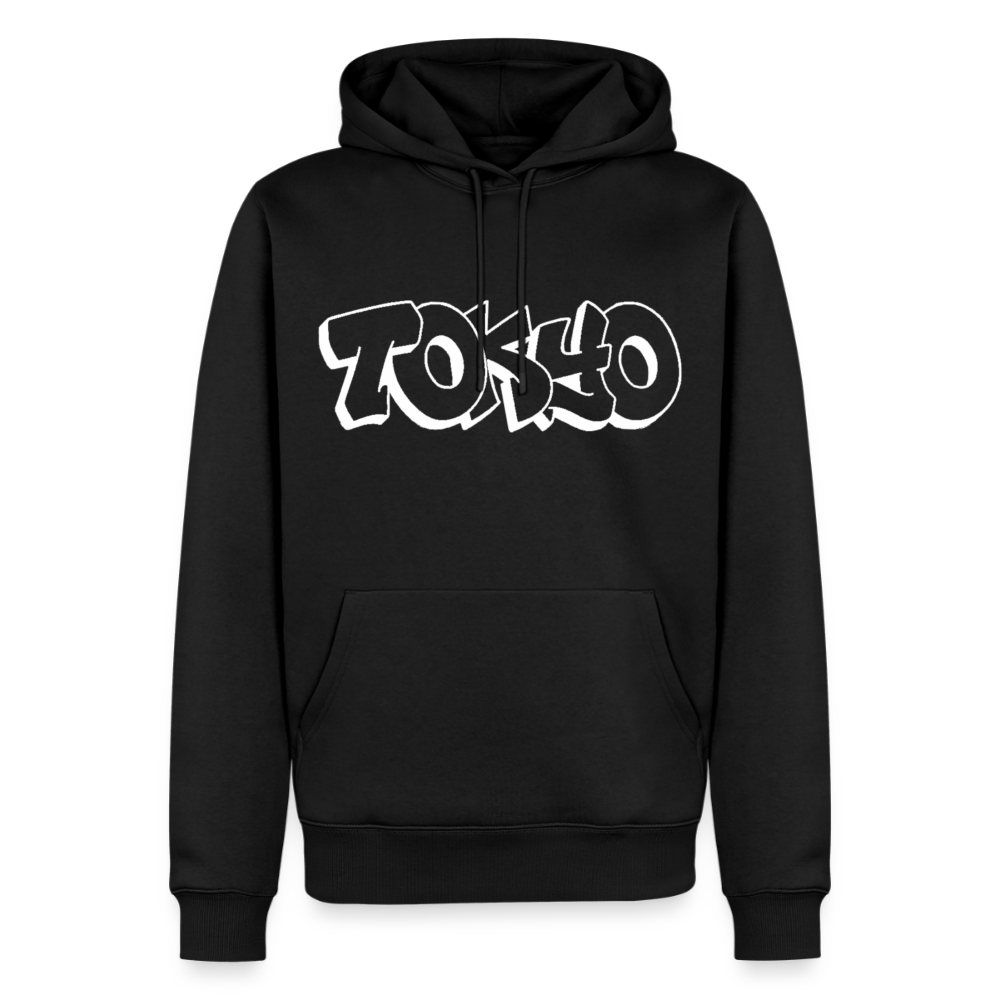 Hoodie Japan Graffiti "Tokyo Bright Edition" - Schwarz