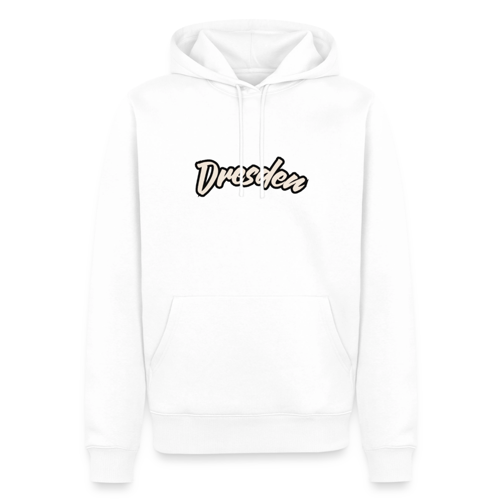 Hoodie Dresden "Graffiti Tag White" - Weiß