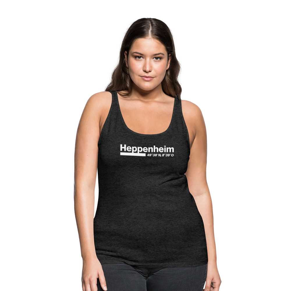 Tanktop Ladies Heppenheim "Bold GPS White" - Anthrazit