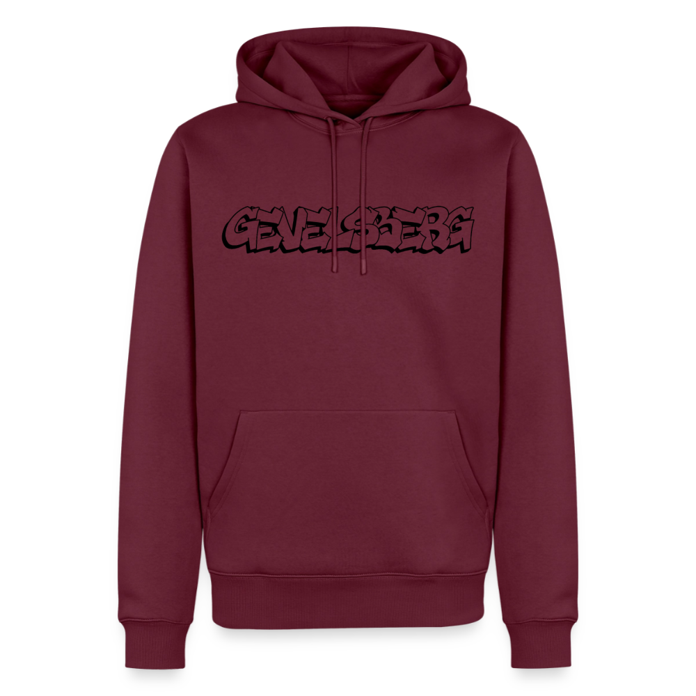 Hoodie Gevelsberg "Graffiti" Dark Edition - Burgunderrot