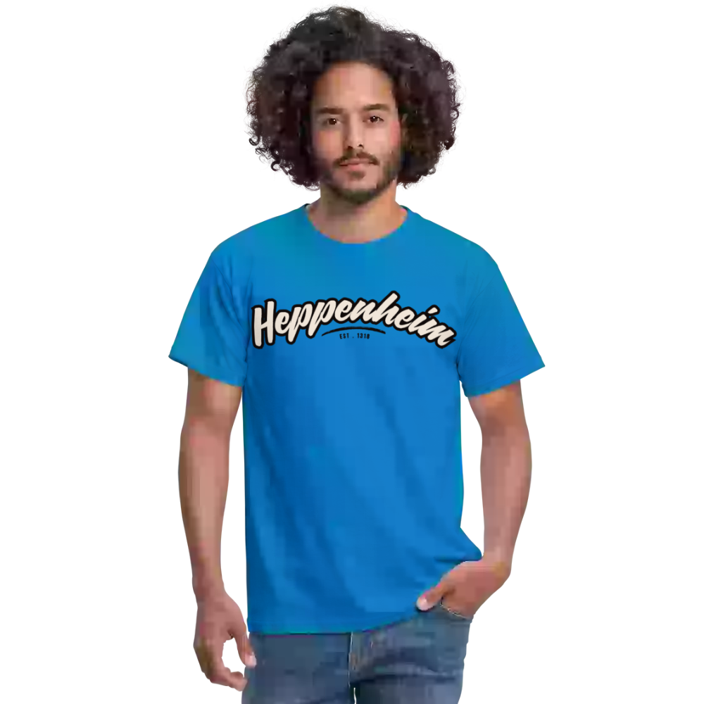 T-Shirt Heppenheim "Graffiti Tag" - Royalblau
