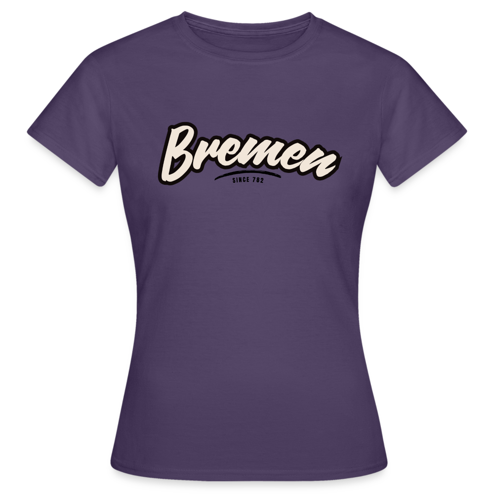 T-Shirt Ladies Bremen "Graffiti Tag" - Dunkellila