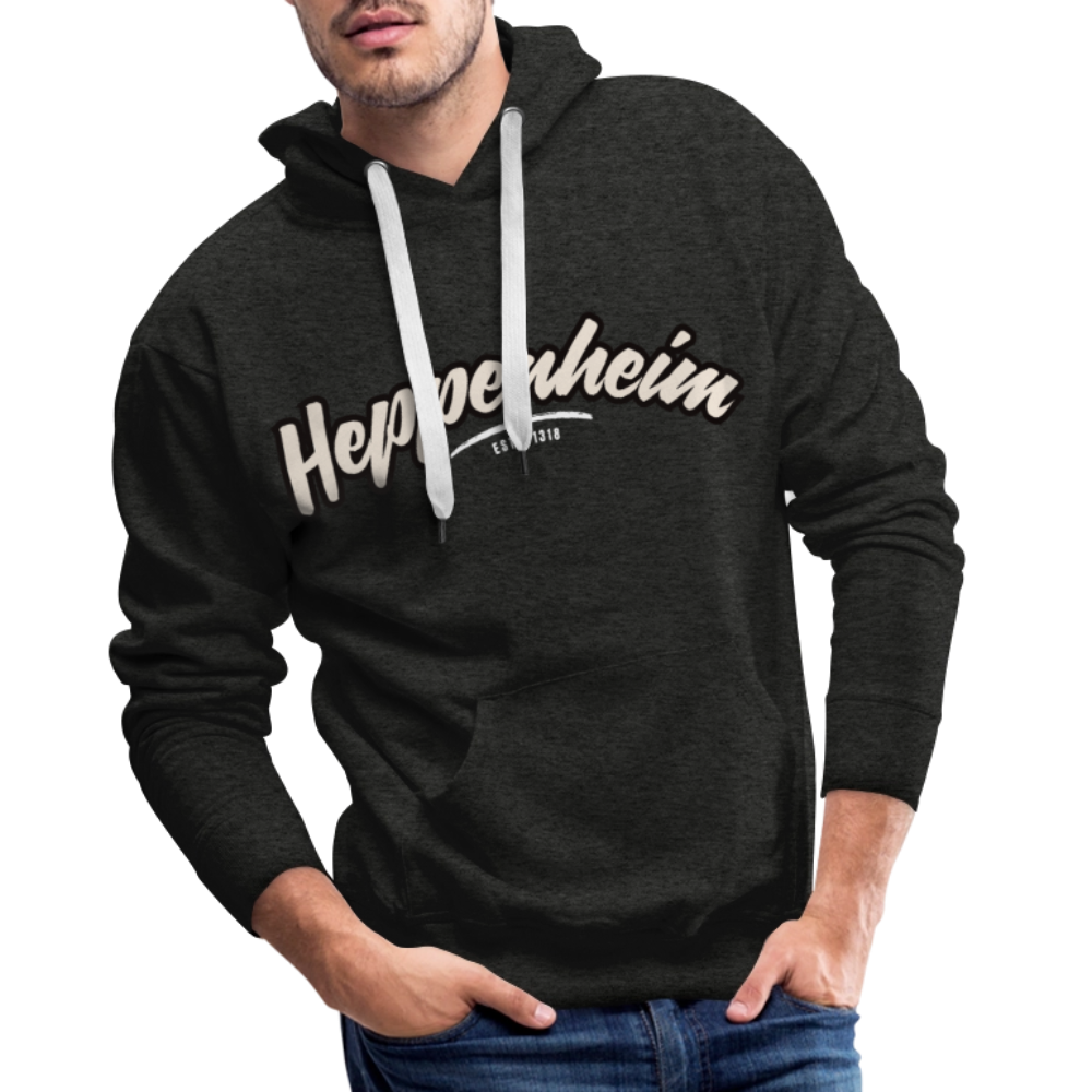 Hoodie Heppenheim "Graffiti Tag White" - Anthrazit