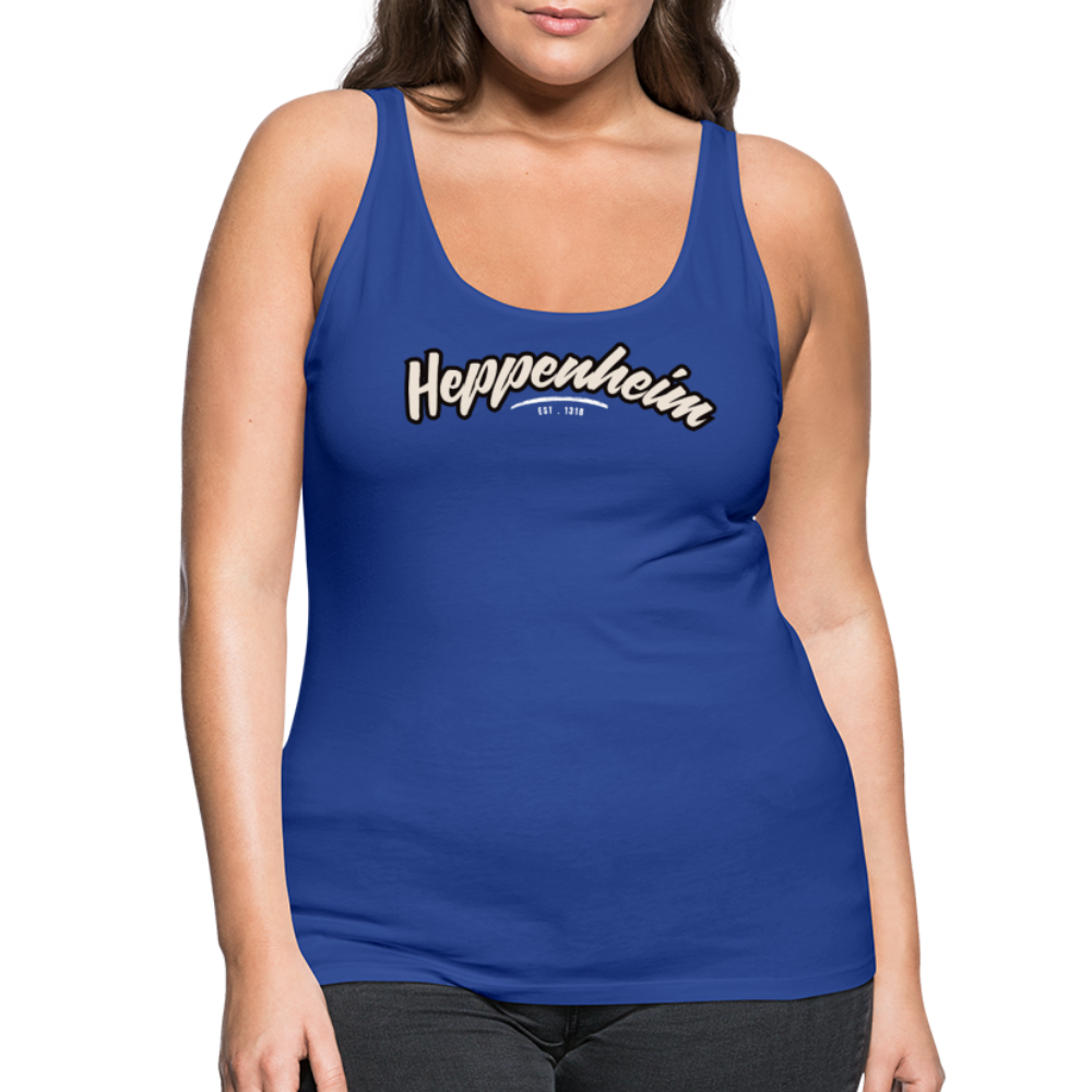 Tanktop Ladies Heppenheim "Graffiti Tag White" - Königsblau