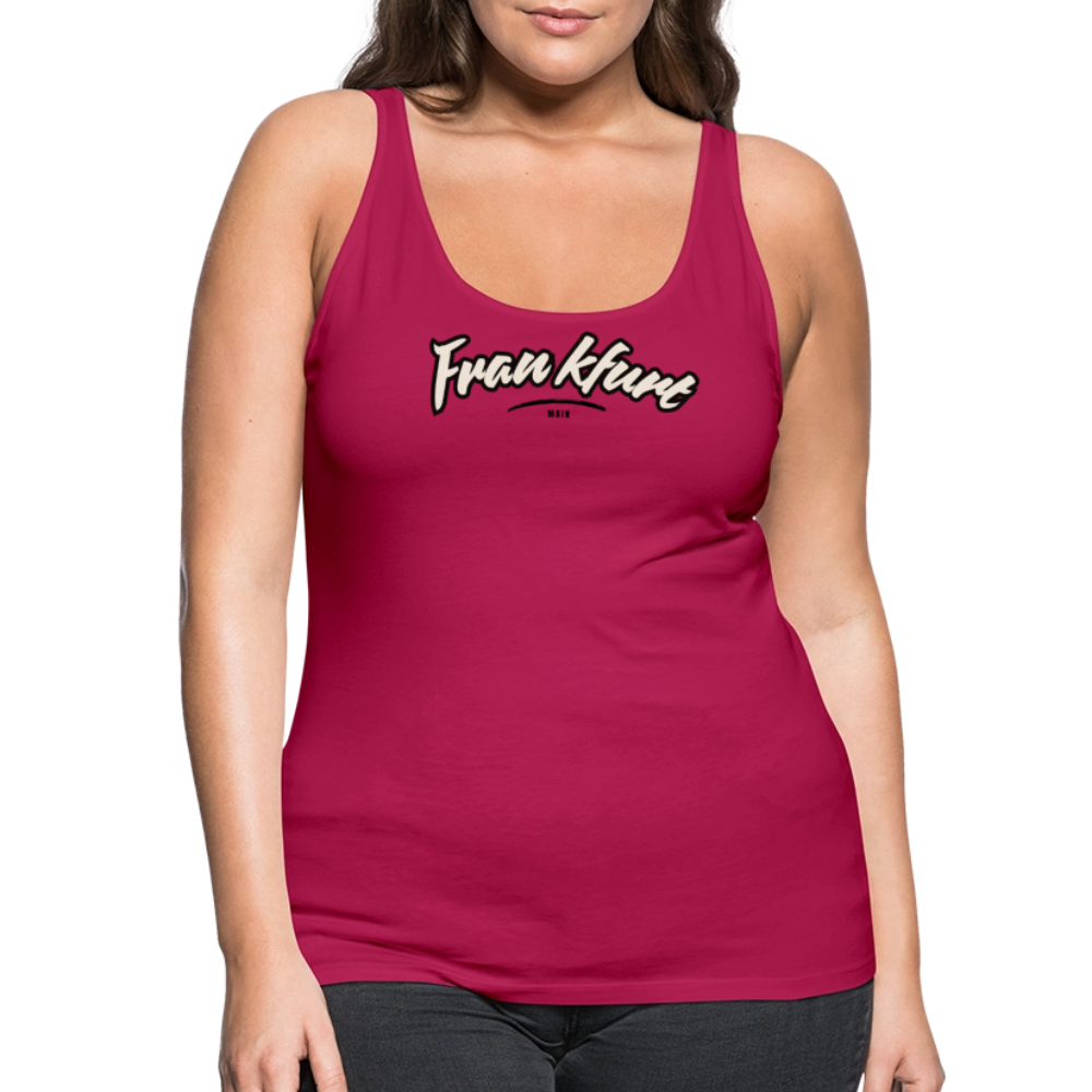Tanktop Ladies Frankfurt (Main) "Graffiti Tag" - dunkles Pink