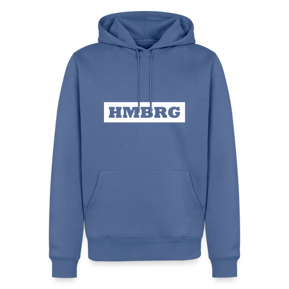 Hoodie Hamburg "HMBRG" Bright Edition - Taubenblau