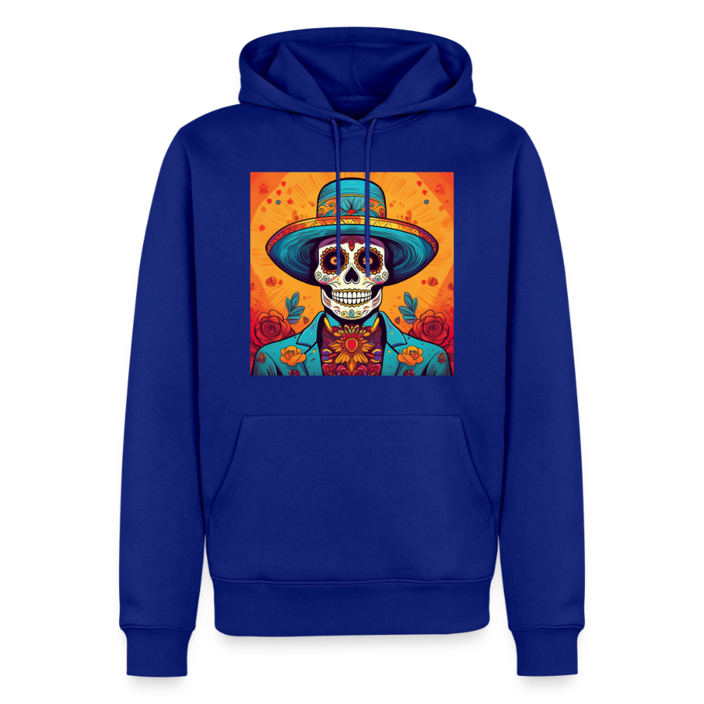 Hoodie Mexico "Hombre Muerto" - Royalblau