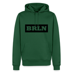 Hoodie Berlin "BRLN" Dark Edition - Flaschengrün