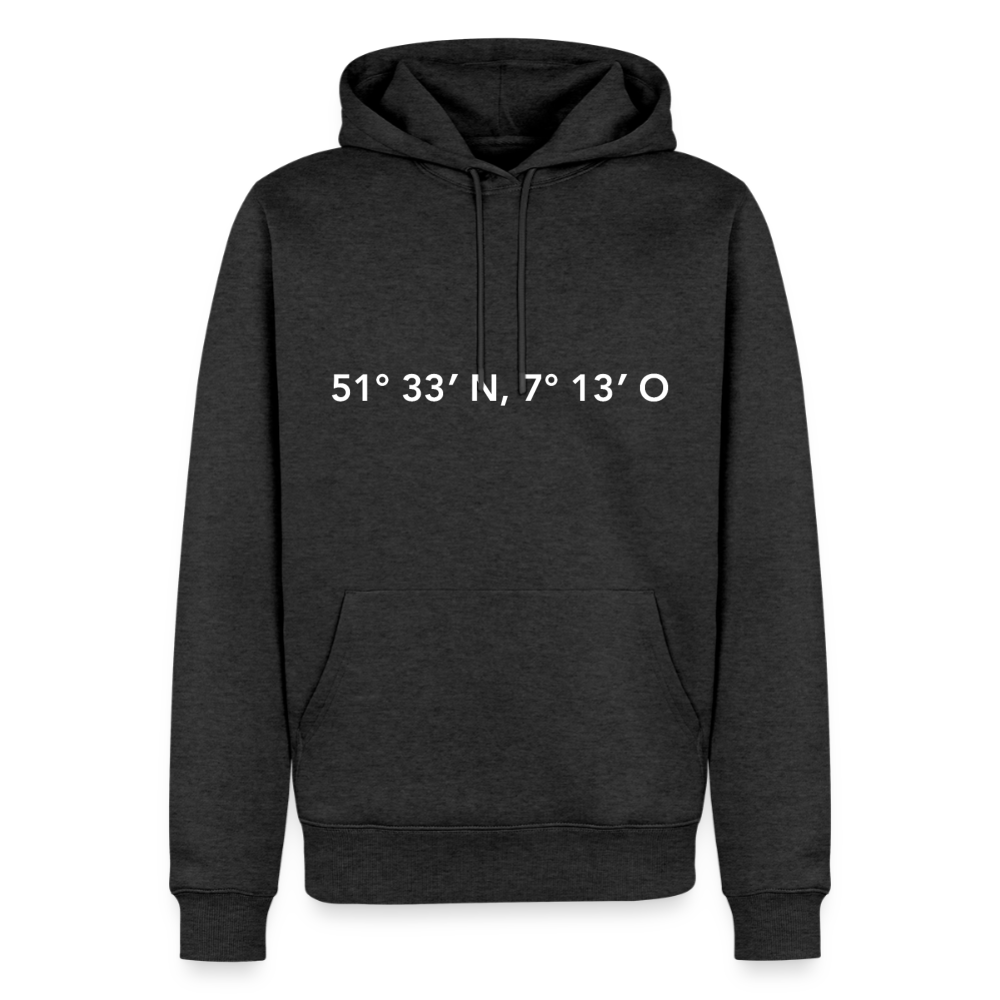 Hoodie Herne "GPS" Bright Edition - Anthrazit meliert