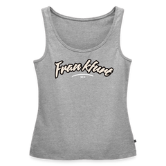Tanktop Ladies Frankfurt (Main) "Graffiti Tag White" - Grau meliert