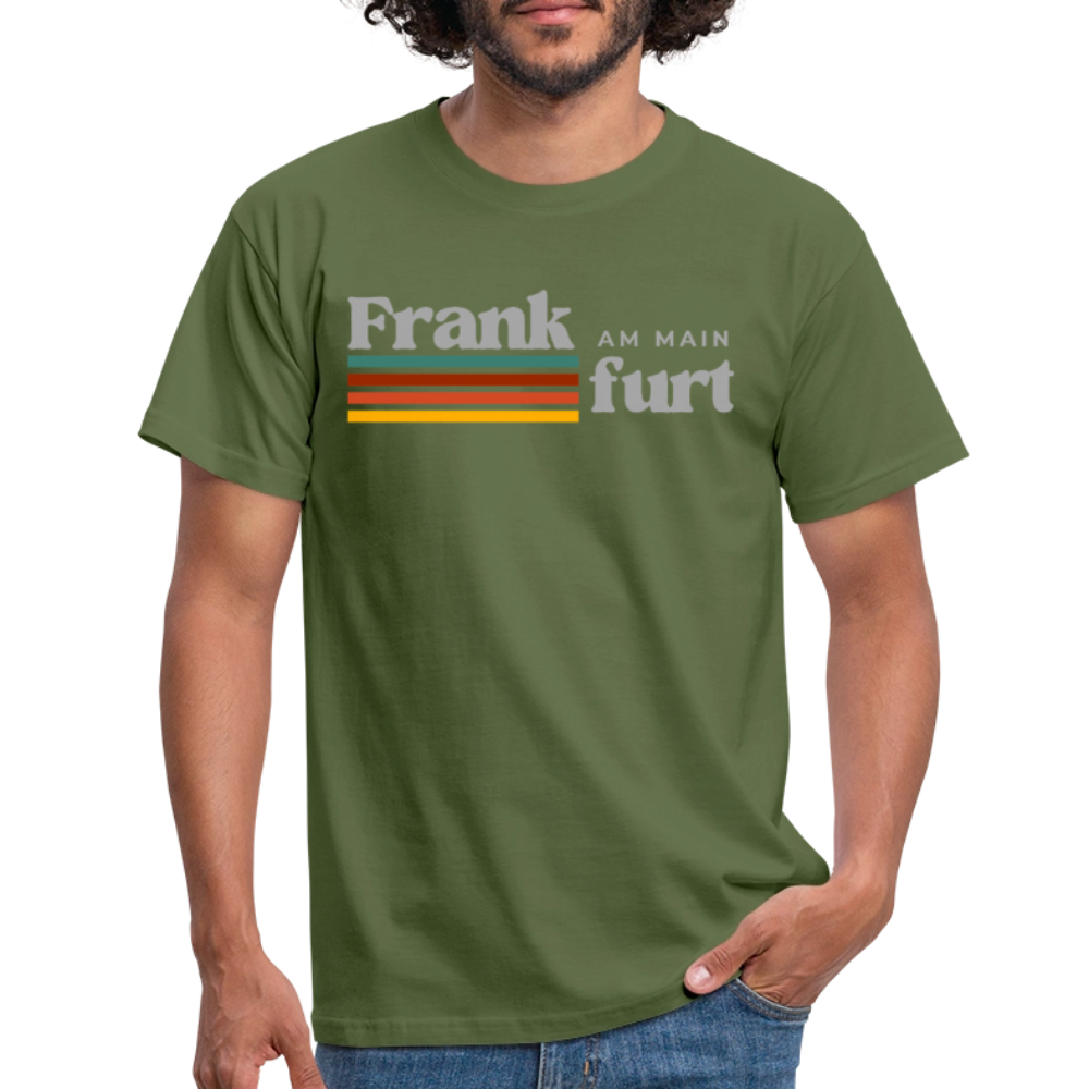 T-Shirt Frankfurt (Main) "Retro" - Militärgrün