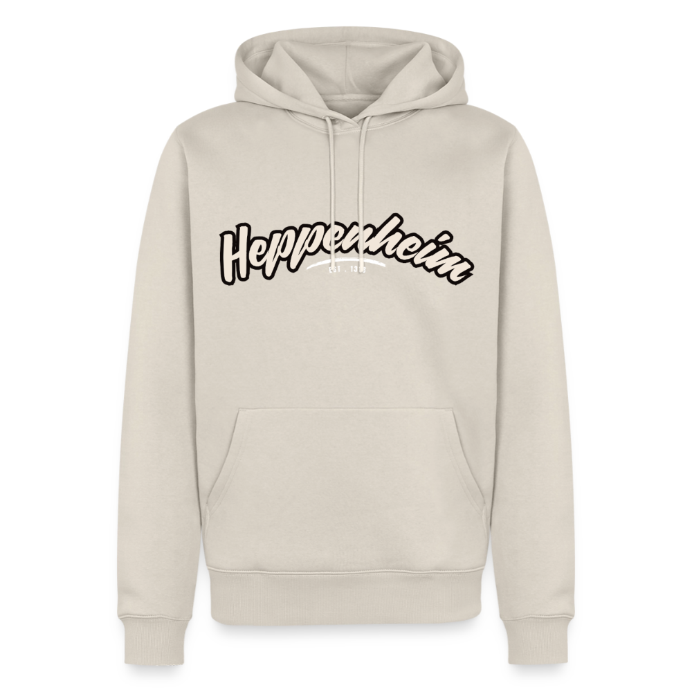 Hoodie Heppenheim "Graffiti Tag White" - Beige