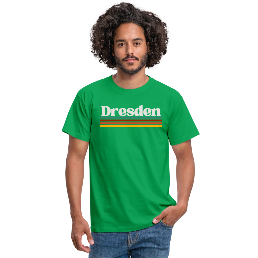 T-Shirt Dresden "Retro" - Kelly Green