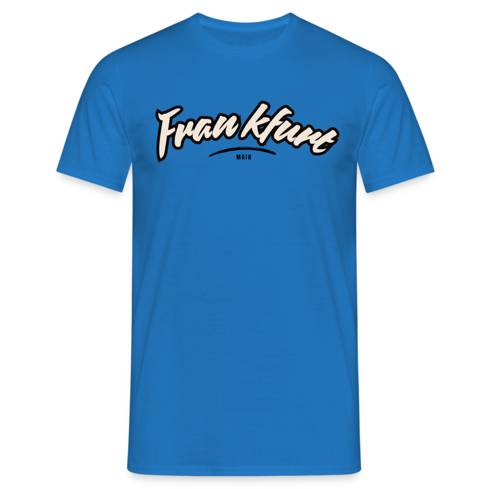 T-Shirt Frankfurt (Main) "Graffiti Tag" - Royalblau