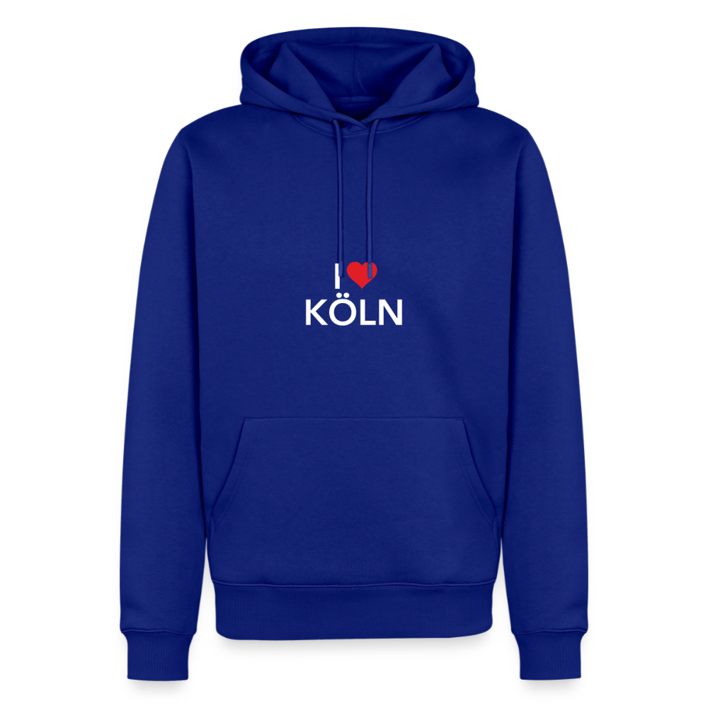 Hoodie "I Love Köln" Bright Edition - Royalblau