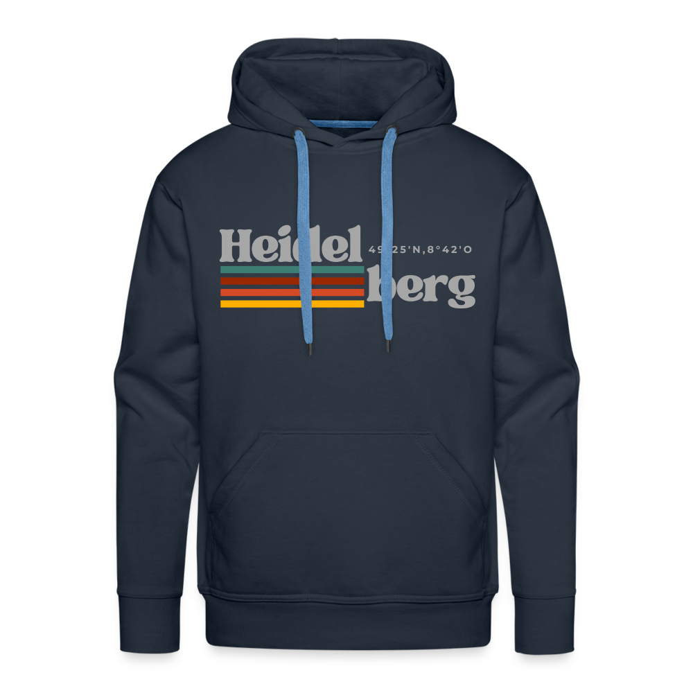 Hoodie Heidelberg "Retro" - Navy