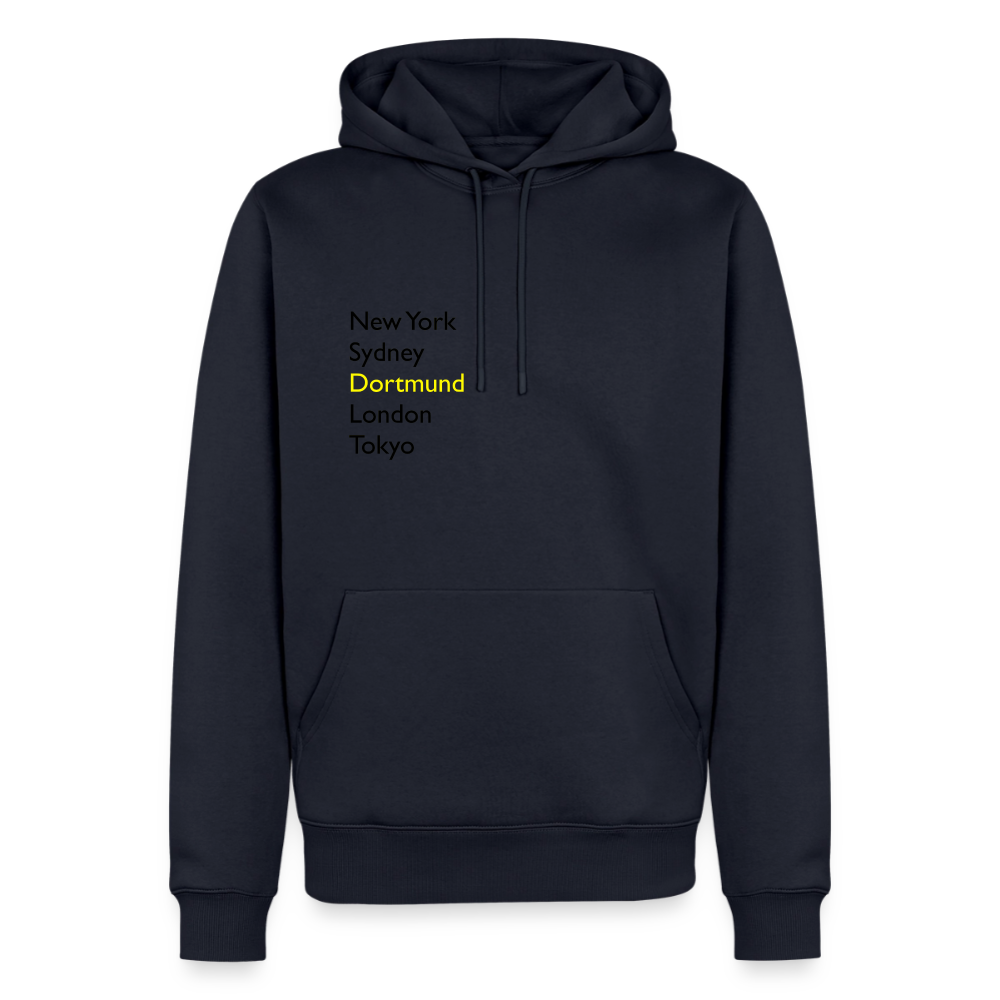 Hoodie Dortmund "Metropolen" Dark Edition - Navy