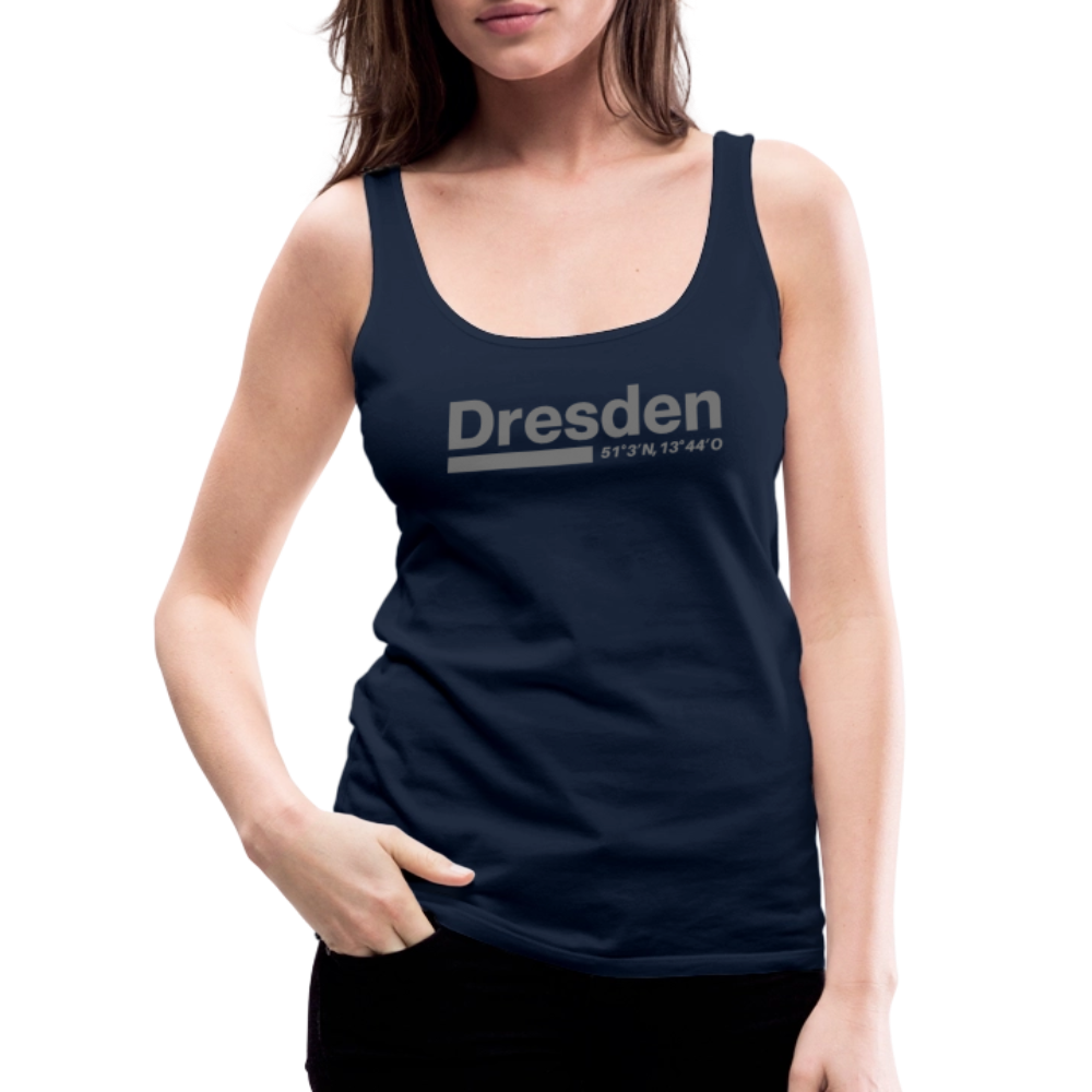 Tanktop Ladies Dresden "Bold GPS" - Navy