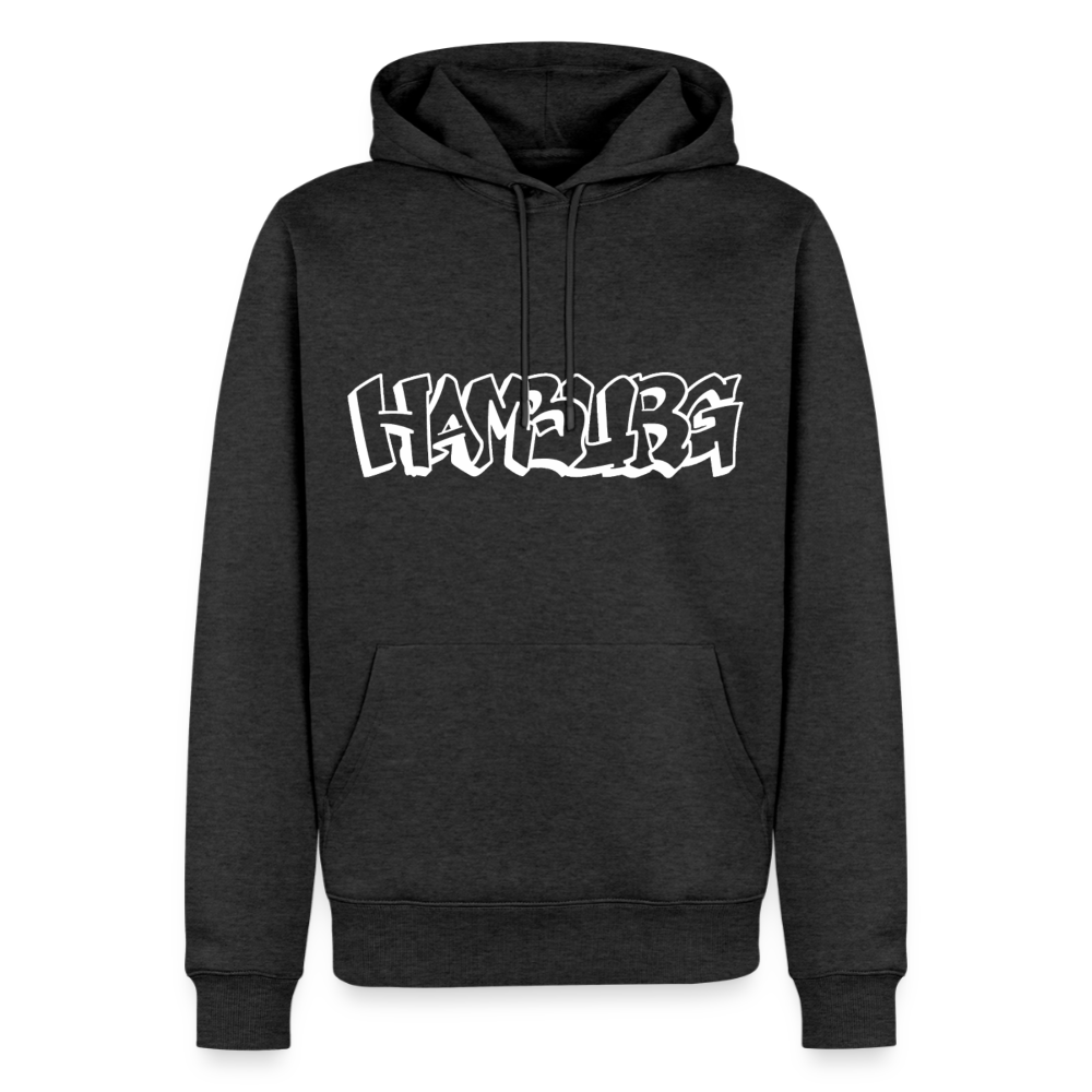 Hoodie Hamburg "Graffiti" Bright Edition - Anthrazit meliert