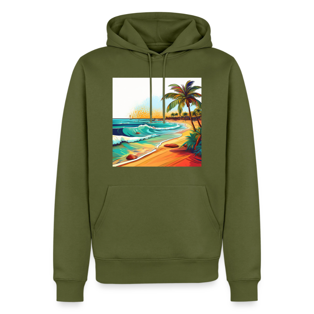 Hoodie Mexico "Paradise Cancun" - Khaki