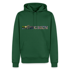 Hoodie München "Marienplatz Bold" - Flaschengrün
