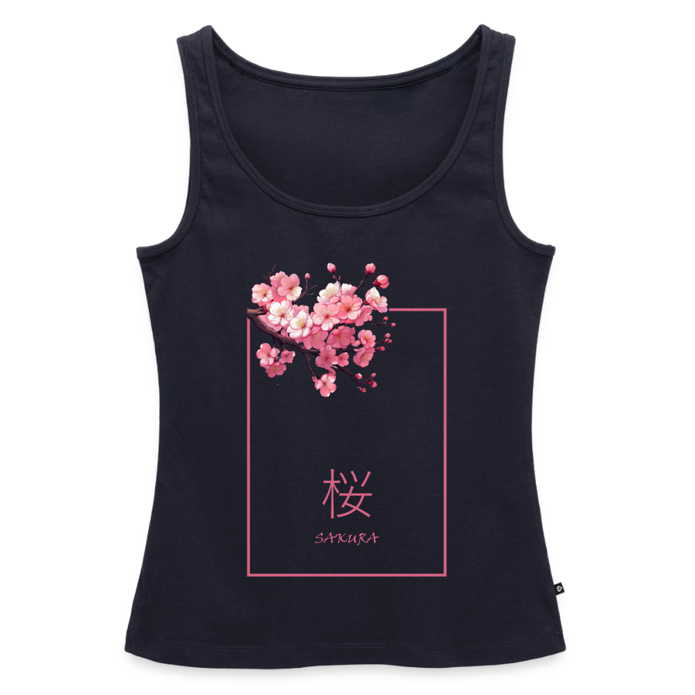 Tanktop Ladies Japan "Sakura" - Navy