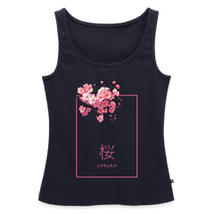 Tanktop Ladies Japan "Sakura" - Navy