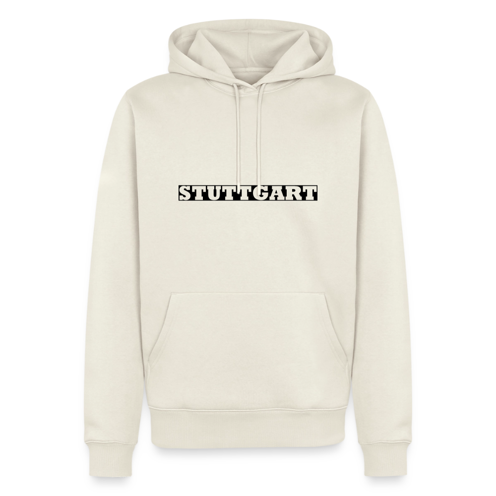 Hoodie Stuttgart "Bold" Dark Edition - Naturweiß