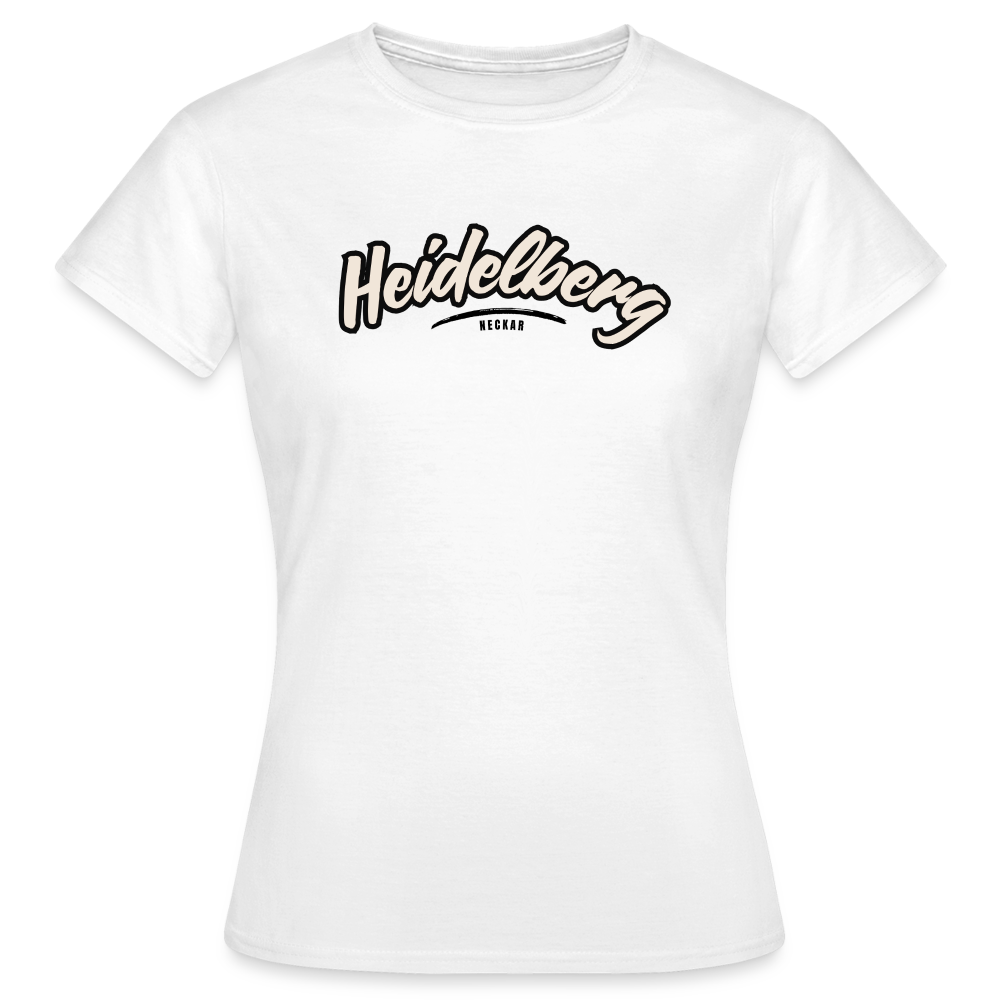 T-Shirt Ladies Heidelberg "Graffiti Tag" - Weiß