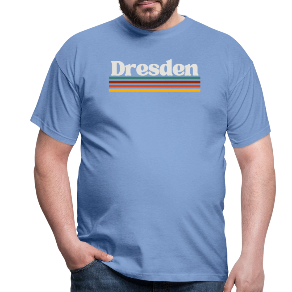 T-Shirt Dresden "Retro" - carolina blue