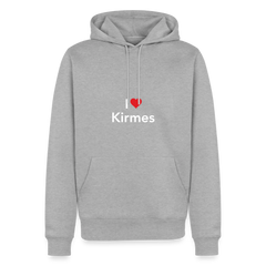 Hoodie "I Love Kirmes" Bright Edition - Grau meliert
