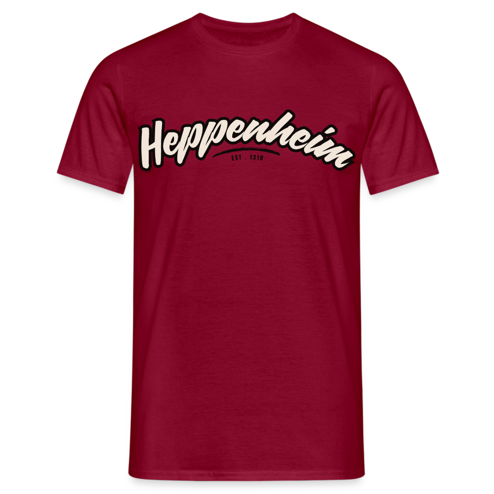 T-Shirt Heppenheim "Graffiti Tag" - Ziegelrot