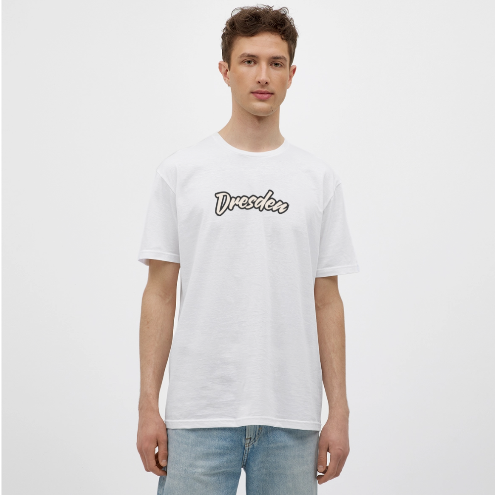 T-Shirt Dresden "Graffiti Tag White" - Weiß