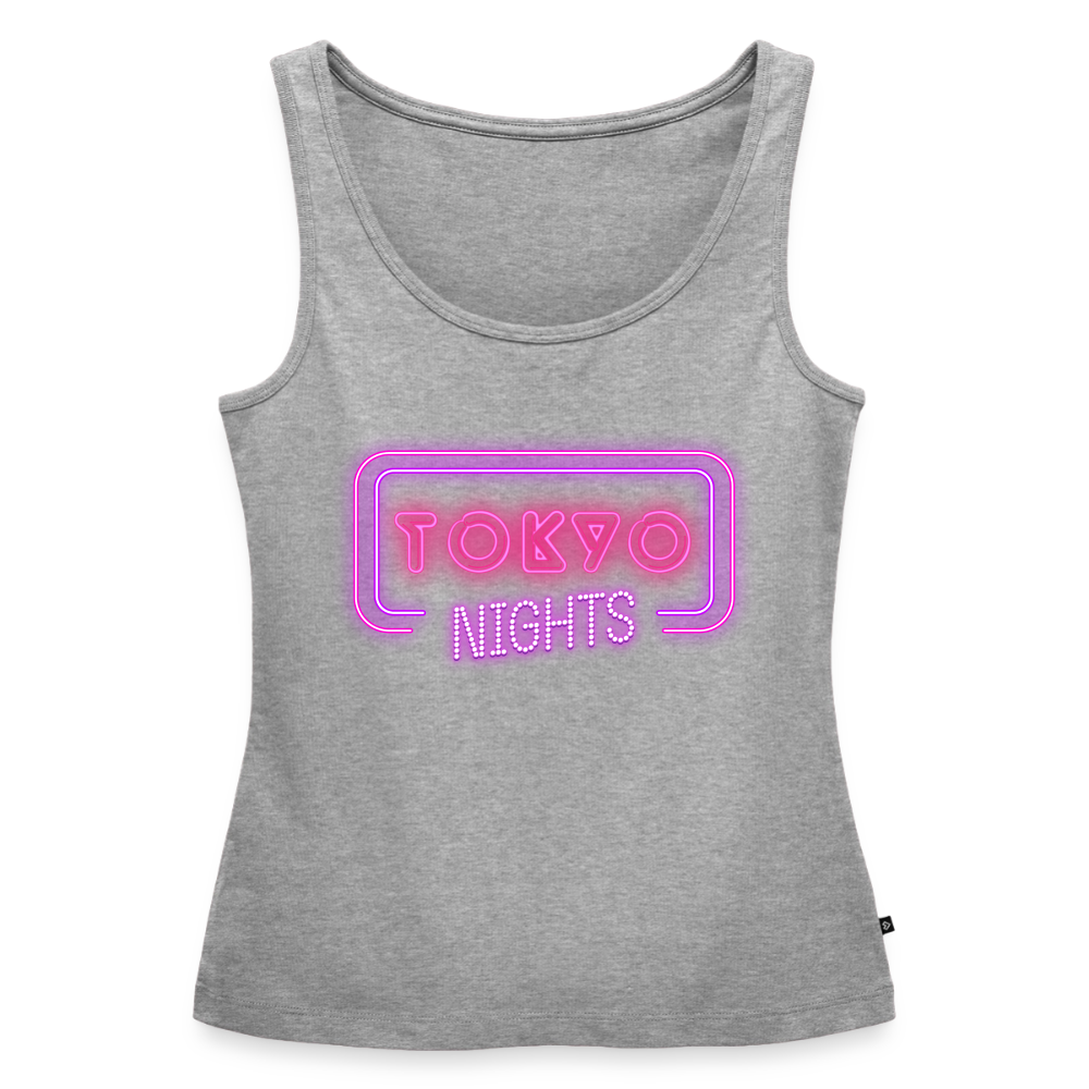 Tanktop Ladies Japan "Tokyo Nights" - Grau meliert
