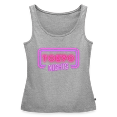 Tanktop Ladies Japan "Tokyo Nights" - Grau meliert