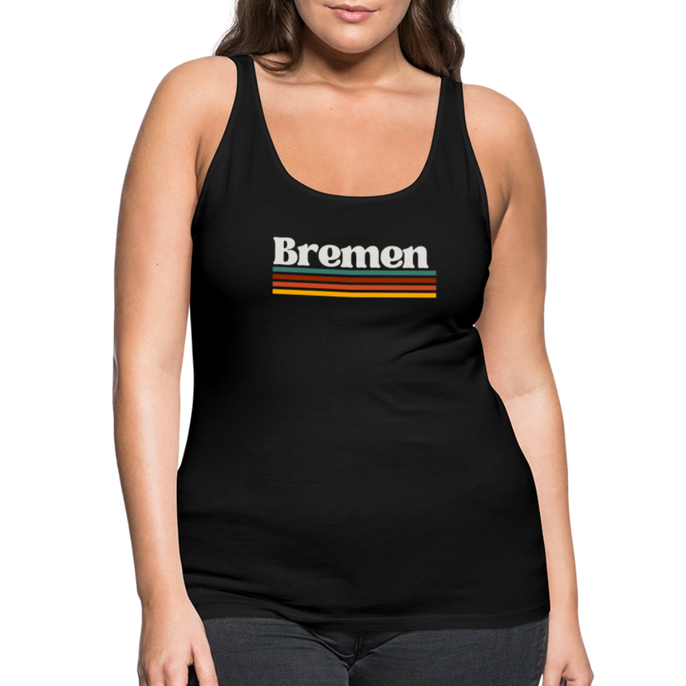 Tanktop Ladies Bremen "Retro" - Schwarz