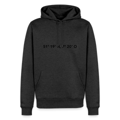 Hoodie Gevelsberg "GPS" Dark Edition - Anthrazit meliert
