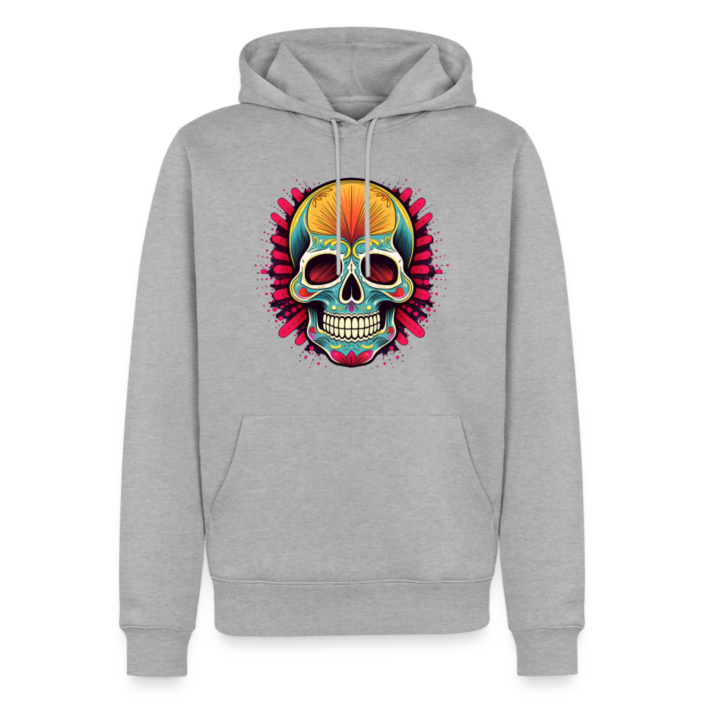 Hoodie Mexico "Mascarilla Craneo" - Grau meliert