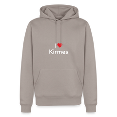 Hoodie "I Love Kirmes" Bright Edition - Taupe
