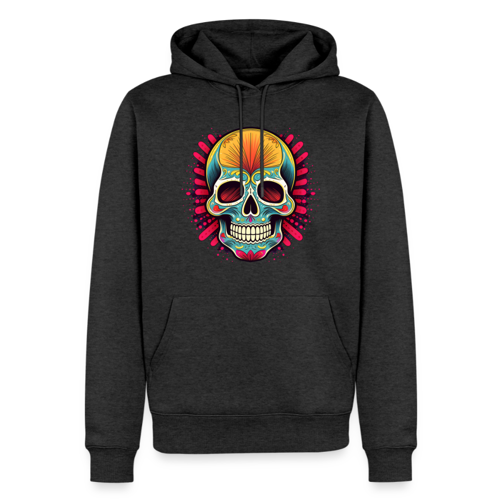 Hoodie Mexico "Mascarilla Craneo" - Anthrazit meliert