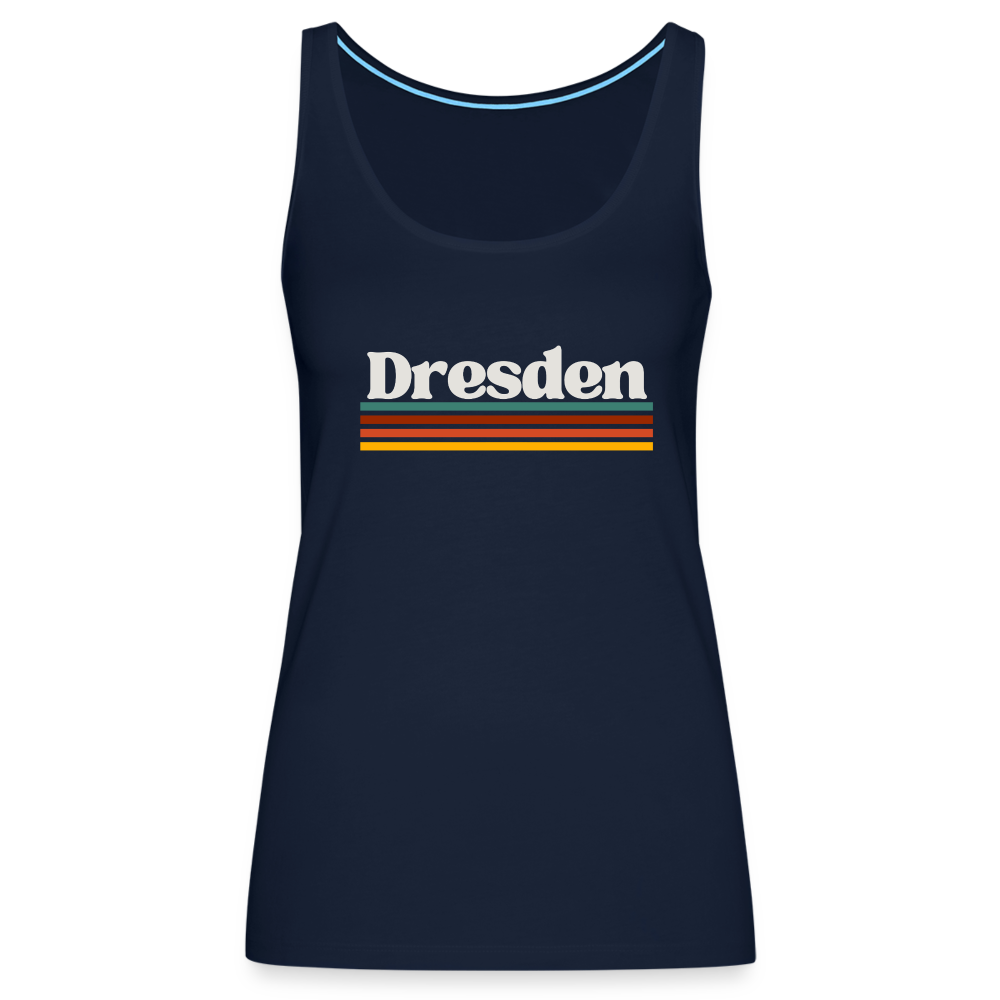 Tanktop Ladies Dresden "Retro" - Navy