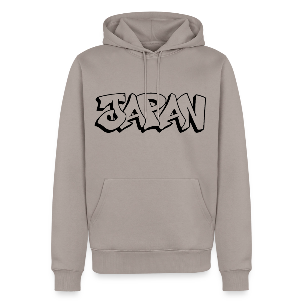 Hoodie Japan Graffiti "JP Plain" - Taupe