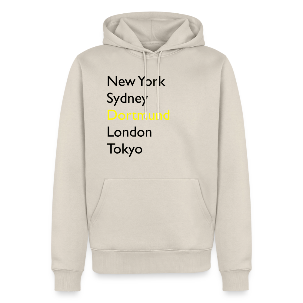 Hoodie Dortmund "Metropolen Big" Dark Edition - Beige
